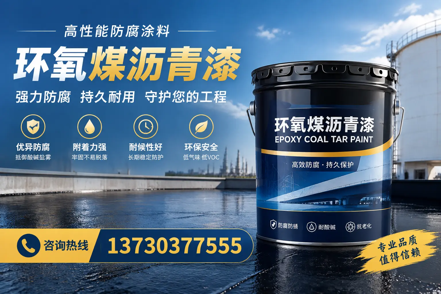 环氧煤沥青漆的耐久性分析,适合克孜勒苏的使用场景